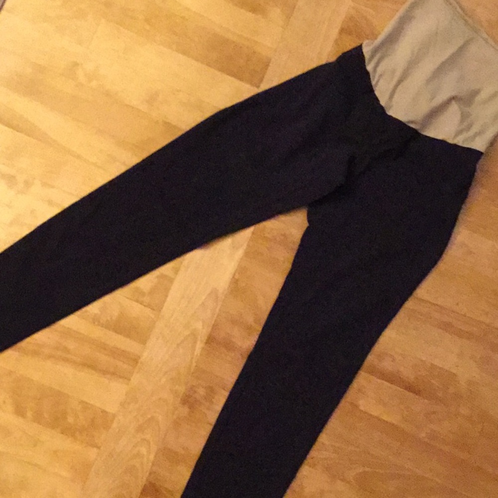 Black motherhood maternity long pants size S
